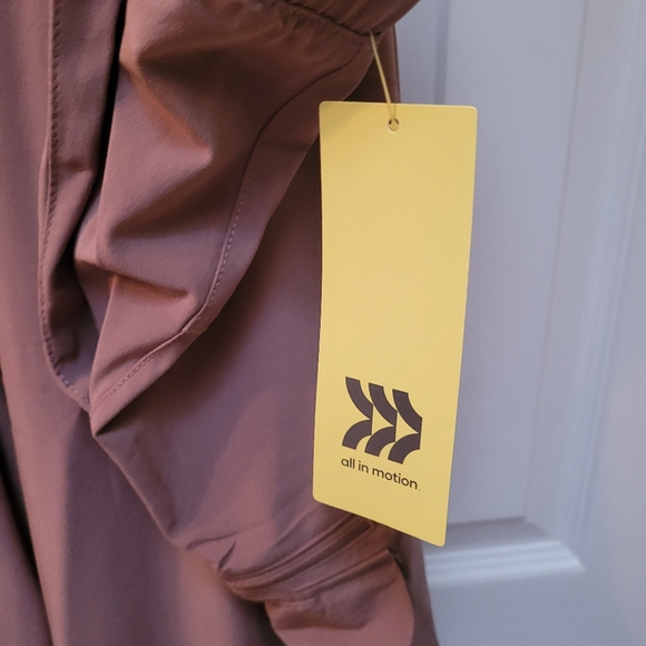 All in Motion Women's Plus Brown High Waist Joggers with Pockets Sz 4X - Picture 6 of 8